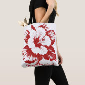 Tote Bag Personnaliser d'Hibiscus simple et applicable (De près)