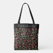 Tote Bag Personnaliser la canneberge créative (Dos)