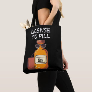 Tote Bag Personnaliser la licence pour pilonner Pharmacie