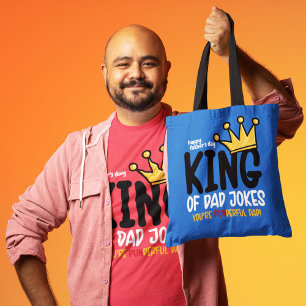Tote Bag Personnaliser les plaisanteries du roi de papa