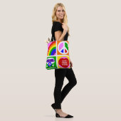 Tote Bag Personnaliser Pop Art Camper Van Life (Sur le modèle)