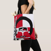 Tote Bag Personnaliser Red Isetta Bubble Micro voiture four (De près)