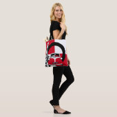 Tote Bag Personnaliser Red Isetta Bubble Micro voiture four (Sur le modèle)