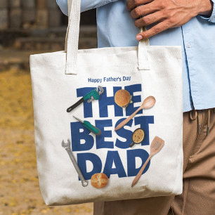 Tote Bag Personnalisez Joyeuse Fête des Pères Le Meilleur