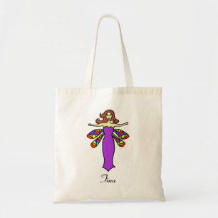 Tote Bag Personnalisez la fée rousse nommée de libellule