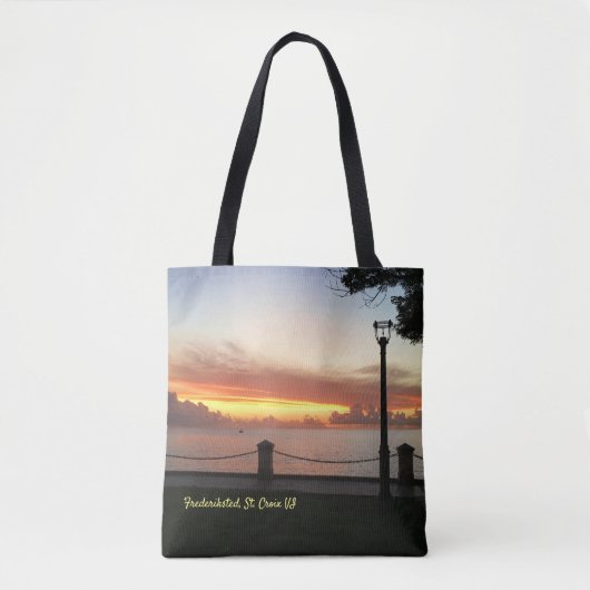 Tote Bag Personnalité de Caribbean Sunset Tropical (Devant)
