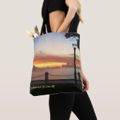 Tote Bag Personnalité de Caribbean Sunset Tropical (De près)