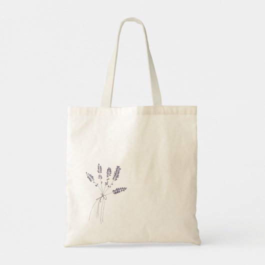 Tote Bag Personnalité minimale de Lavender (Dos)