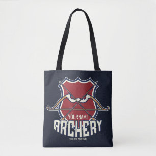 Tote Bag Personnalized Archery Sports Recurve Bow Arrow