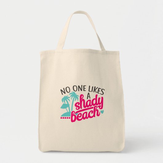 Tote Bag Personne n'aime un design de plage ombragée amusan (Devant)
