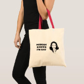Tote Bag PERSONNE NE SAIT que je suis GAI (Devant (produit))