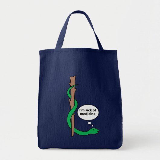 Tote Bag Personnel drôle d'Asclepius (Devant)