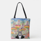 Tote Bag Perspectives perses dans les champs de champignons (Dos)