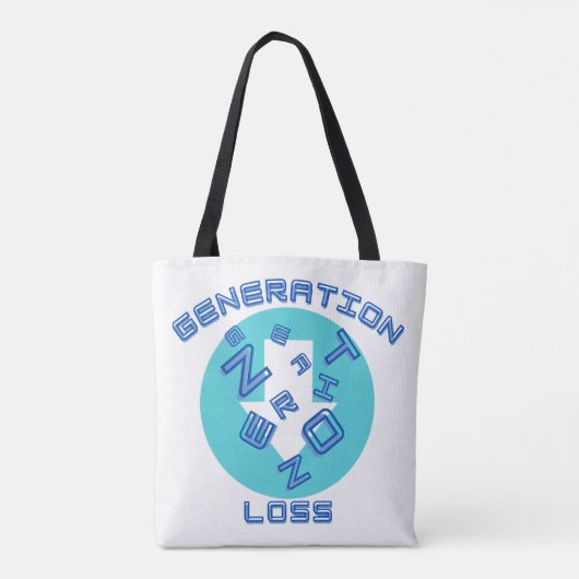Tote Bag Perte de génération (Dos)