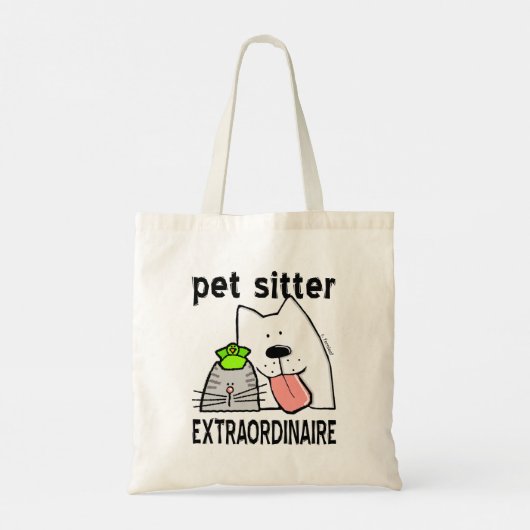 Tote Bag Pet Sitter Extraordinaire (Dos)