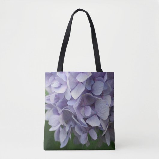 Tote Bag Pétales à fleurs Blue Hydrangea (Devant)