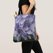 Tote Bag Pétales à fleurs Blue Hydrangea (De près)