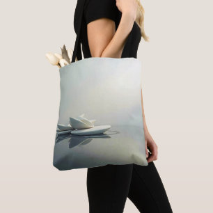 Tote Bag Pétales flottants en pierre
