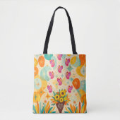 Tote Bag Petalflight du milieu du siècle (Devant)