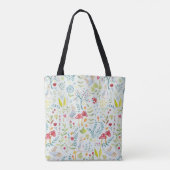 Tote Bag Peter Rabbit | Motif d'aquarelle enchantée (Dos)