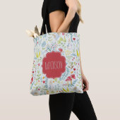 Tote Bag Peter Rabbit | Motif d'aquarelle enchantée (De près)