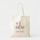 Tote Bag Peter Rabbit rose (Devant)