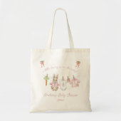 Tote Bag Peter the Rabbit Girl Clothesline  (Devant)