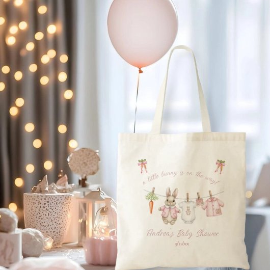 Tote Bag Peter the Rabbit Girl Clothesline 