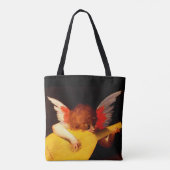 Tote Bag PETIT ANGEL JOUER DE LA LUTE Musique Fabriquant Ch (Dos)