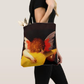 Tote Bag PETIT ANGEL JOUER DE LA LUTE Musique Fabriquant Ch (De près)