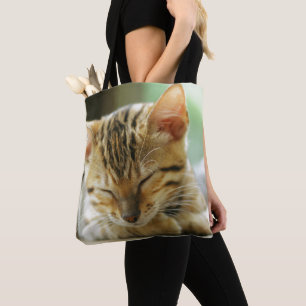 Tote Bag Petit bébé de sommeil Kitty