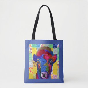 Tote Bag Petit Bison Bison Quilt Comme Design