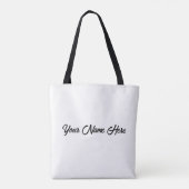 Tote Bag Petit Camion de Noël Rouge (Dos)