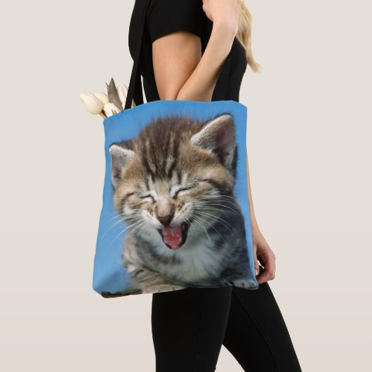 Tote Bag Petit chaton dans un arbre (De près)