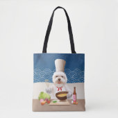 Tote Bag Petit Chien Chef (Devant)