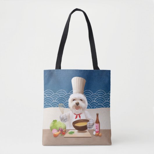 Tote Bag Petit Chien Chef (Devant)