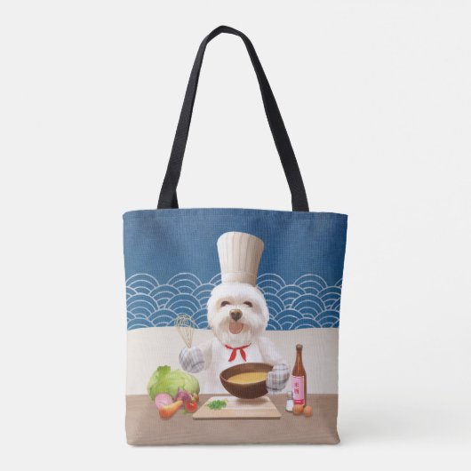 Tote Bag Petit Chien Chef (Dos)