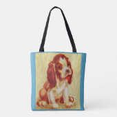 Tote Bag petit chiot beagle mignon (Dos)