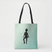Tote Bag Petit Danseur Vert (Devant)