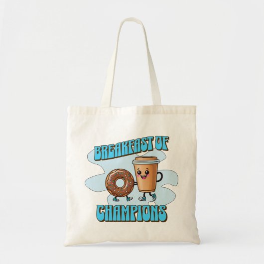 Tote Bag Petit déjeuner de Champions (Devant)