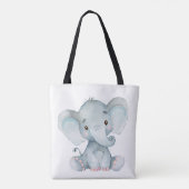 Tote Bag Petit Éléphant Cacahuète  (Dos)
