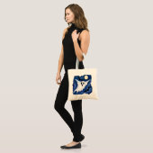 Tote Bag Petit Fantôme Effrayant - Halloween 7 - Amusement  (Devant (modèle))