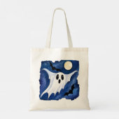 Tote Bag Petit Fantôme Effrayant - Halloween 7 - Amusement  (Dos)