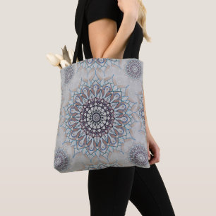 Tote Bag Petit floral blanc tombé à la campagne