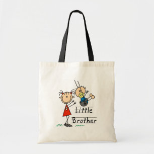 Tote Bag Petit frère avec des T-shirts de grande soeur
