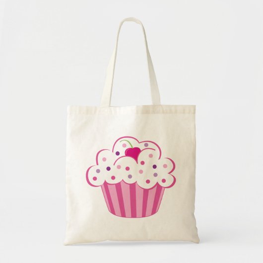 Tote Bag Petit gâteau rose (Devant)
