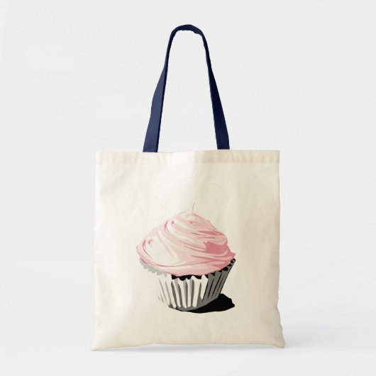 Tote Bag Petit gâteau rose fourre-tout (Devant)