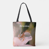 Tote Bag Petit Grasshopper Sur Fleur Azalea Personnalisé (Dos)
