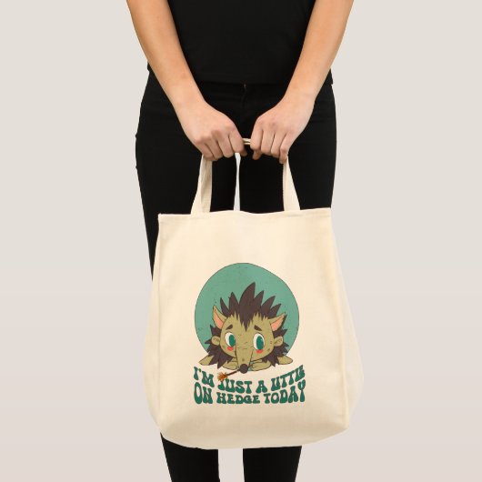 Tote Bag Petit hérisson triste (Devant (produit))