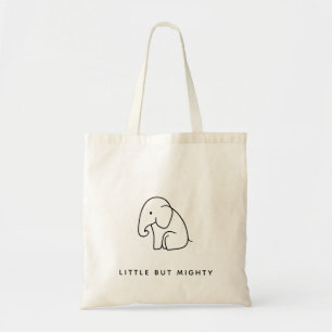 Tote Bag Petit Mais Puissant Art minimaliste de ligne élé